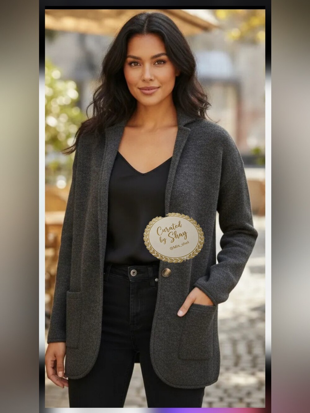 Madewell Wool Sweater Blazer In Heather